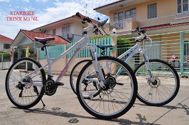 MTB LADY TRINX M176L เหมาะกับคุณผู้หญิง ล้อ26นิ้ว ไซด์15.5 เกียร์21สปีด ดิสเบรค โช๊คอัพ