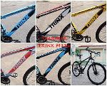 รุ่นขายดี MTB TRINX M136 กลับมาฮิตพร้อมสีสันสดใส เฟรมอลูมิเนียม เกียร์21สปีด แกนปลดหน้า